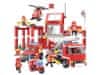 stavebnice Hasiči - Velká hasičská stanice - kompatibilní - 827 dílků