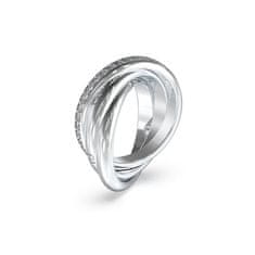 Guess Módní ocelový prsten se zirkony Perfect JUBR04067JWRH (Obvod 56 mm)