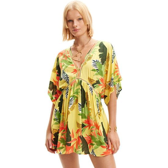 Desigual Dámské plážové šaty Swim Top Tropical 24SWMW238009