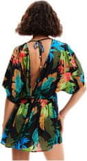 Desigual Dámské plážové šaty Swim Top Tropical Party 24SWMW232000 (Velikost XL)