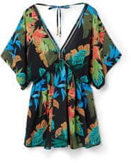 Desigual Dámské plážové šaty Swim Top Tropical Party 24SWMW232000 (Velikost XXL)