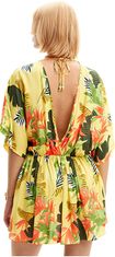 Desigual Dámské plážové šaty Swim Top Tropical 24SWMW238009 (Velikost L)
