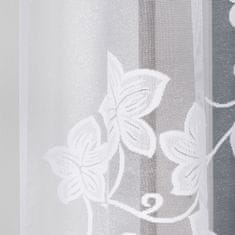 My Best Home Dekorační oblouková krátká záclona KARMINA 160 bílá 300x160 cm MyBestHome