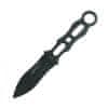 BF-720 Black Fox vrhací nůž 8,5 cm, celočerná, nerezavějící ocel, nylonové pouzdro