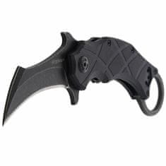 Fox Knives FE-016 EDGE THE CLAW 2 kapesní taktický nůž - karambit 6,9 cm, Stonewash, černá, G10