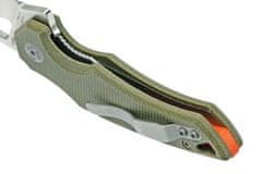 Fox Knives FE-027 MOD EDGE ATRAX kapesní nůž 8 cm, zelená, micarta
