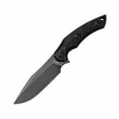 Fox Knives FE-020 EDGE LYCOSA 2 BLACK taktický nůž 12,3 cm, Stonewash, černá, G10