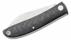 Fox Knives FX-273 CF Livri kapesní nůž 7 cm, uhlíkové vlákno, kožené pouzdro