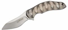 Fox Knives FX-302 ANSO FLIPPER FOLDING KNIFE,BLD N690,TITANIUM HANDLES