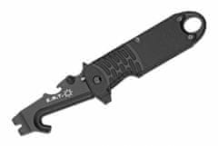 Fox Knives FX-212 ERT BLACK kapesní záchranářský nůž 7,5 cm, celočerná, FRN, pouzdro Kydex