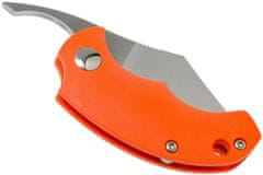 Fox Knives FX-519 O BB DRAGO "PIEMONTES" kapesní nůž 4,5 cm, oranžová, FRN, kožené pouzdro