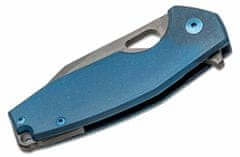 Fox Knives FX-527 TI YARU kapesní nůž 7 cm, Stonewash, modrá, titan 