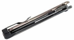 Fox Knives FX-537 BR GECO taktický kapesní nůž 8,5 cm, celočerná, G10, titan - bronz