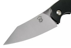 Fox Knives FX-518 SLIM DRAGOTAC "PIEMONTES" kapesní nůž 8 cm, černá, FRN, kožené pouzdro