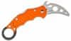 FX-599 XTTK Karambit tréninkový kapesní nůž 6,5 cm, oranžová, černá, G10