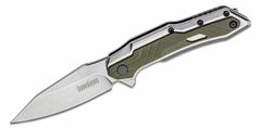 Kershaw K-1369 SALVAGE kapesní nůž s asistencí 7,4 cm, Stonewash, zelená, ocel, GFN