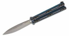 Kershaw K-5150CF LUCHA - CARBON FIBER kapesní nůž - motýlek 11,7 cm, Stonewash, uhlíkové vlákno