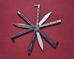 Kershaw K-5150 LUCHA kapesní nůž - motýlek 11,7 cm, Stonewash, celoocelový