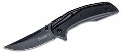 Kershaw K-8320BLK OUTRIGHT BLACK kapesní nůž s asistencí 7,6 cm, celočerná, G10, ocel