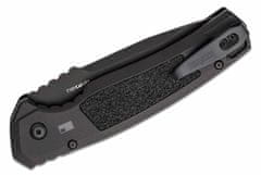 Kershaw K-7105 LAUNCH 16 Serrated automatický kapesní nůž 8,8 cm, celočerná, hliník 