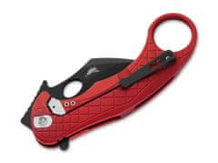 LionSteel 01LS209 LE One Red Chemical Black kapesní nůž- karambit 8,2 cm, černá, červená, hliník