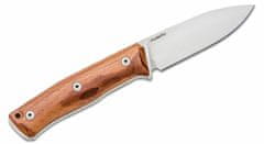 LionSteel B35 ST Fixed Blade SLEIPNER satin Santos wood handle, kožený sheath