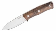 LionSteel B35 WN outdoorový nůž 9 cm, ořechové dřevo, kožené pouzdro