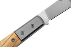 LionSteel CK0111 UL Barlow kapesní nůž 7,5 cm, Spear Point, titan, olivové dřevo