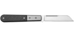 LionSteel CK0115 CF Barlow kapesní nůž 7,5 cm, Sheepfoot, titan, uhlíkové vlákno 