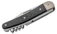 LionSteel JK3 CF M390 blade, screwdriver blade, corkscrew, Carbon Fiber Handle, Ti Bolster & Liners