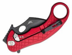 LionSteel LE1 A RB LEOne Black Red kapesní nůž - karambit 8,2 cm, černá, červená, hliník