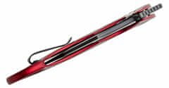 LionSteel LE1 A RB LEOne Black Red kapesní nůž - karambit 8,2 cm, černá, červená, hliník