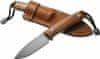 LionSteel M1 ST Fixed nůž m390 blade Santos wood handle, kožený sheath, Ti Pearl