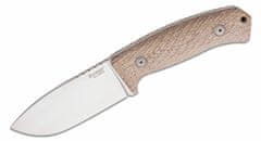 LionSteel M3 CVN Hunting fix nůž s NIOLOX blade, NATURAL CANVAS handle, cordura sheath