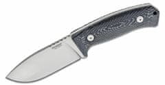LionSteel M3 MI lovecký nůž 10,5 cm, černá, Micarta, pouzdro Cordura