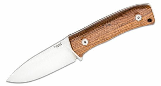 LionSteel M4 ST nůž do přírody 9,5 cm, dřevo Santos, kožené pouzdro