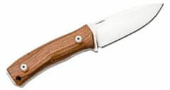 LionSteel M4 ST Fixed Blade M390 satin Santos wood handle, kožený sheath
