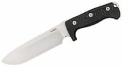 LionSteel M7 MS velký outdoorový nůž 18 cm, černá, Micarta, pouzdro kydex/cordura