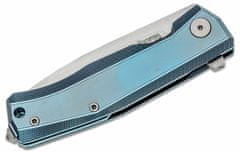 LionSteel MT01 BL Myto Titanium Blue kapesní nůž 8,3 cm, modrá, titan, rozbíječ skla