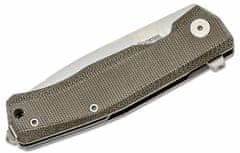 LionSteel MT01 CVG Folding nůž M390 blade, GREEN Canvas handle