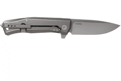 LionSteel MT01 GY Folding nůž M390 blade, GREY Titanium handle