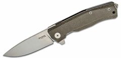 LionSteel MT01 CVG Folding nůž M390 blade, GREEN Canvas handle