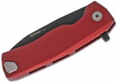 LionSteel ROK A RB ROK RED Aluminum nůž, RotoBlock, Chemical Black blade M390