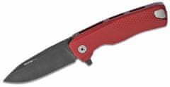 LionSteel ROK A RB ROK RED Aluminum nůž, RotoBlock, Chemical Black blade M390