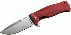 LionSteel SR11A RS SR FLIPPER RED Aluminum nůž, RotoBlock, satin finish blade Sleipner