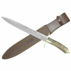 Muela ALCARAZ-26A 260mm blade, stag handle, stainless steel guard and cap