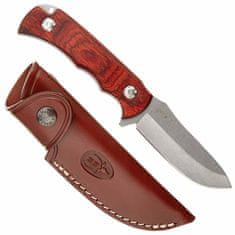 Muela ATB-9R 85mm STONED WASHED full tang blade, Pressed coral wood