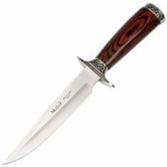 Muela 11633 110mm blade, stříbrný zámek guard and cap and rosewood pakkawood handle