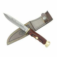 Muela COMF-10 105mm blade, coral pakkawood, brass fifttings