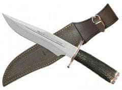 Muela MAGNUM-23.TO 230mm blade, stag handle, stainless steel guard & cap with fiber spacers